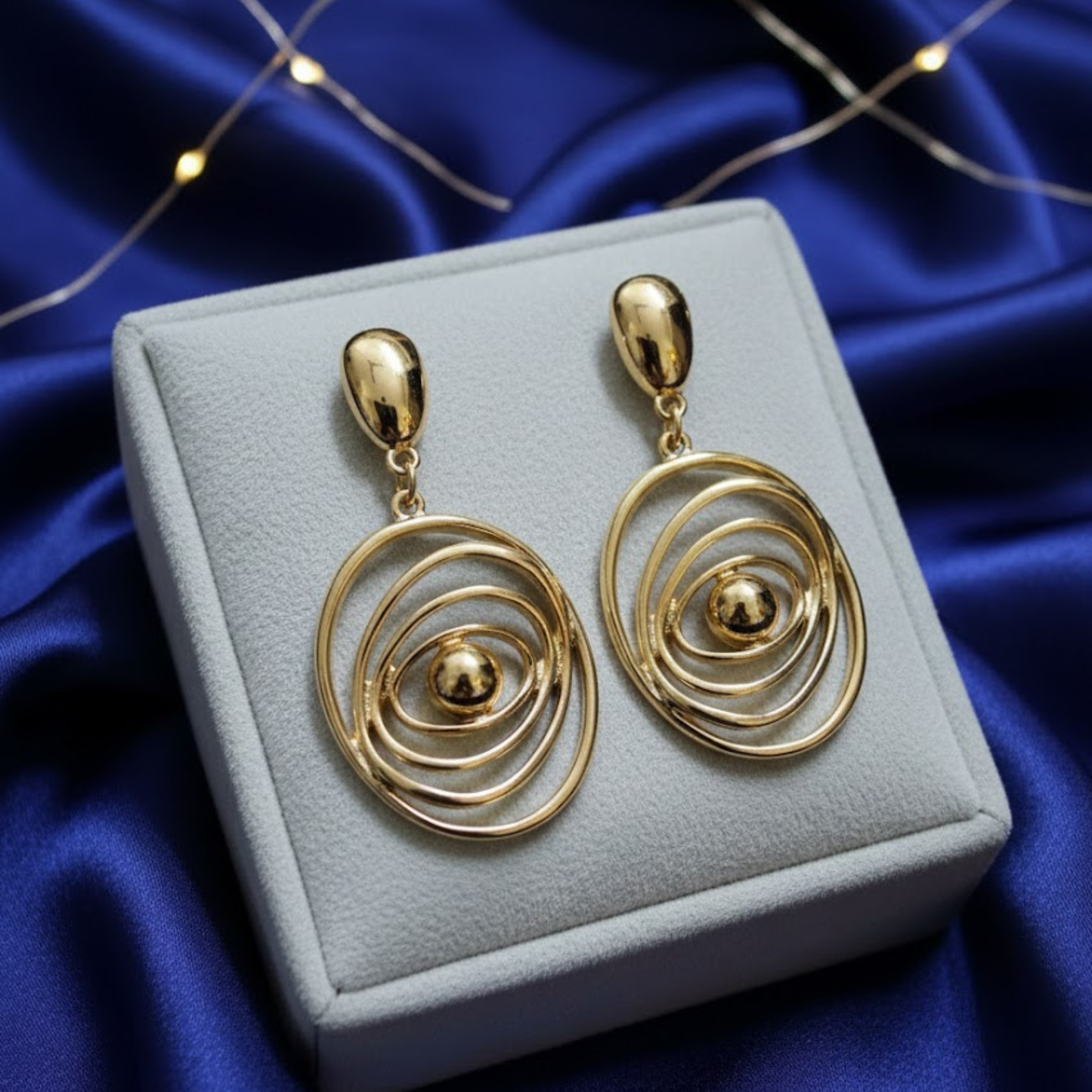 Golden Orbit Earrings