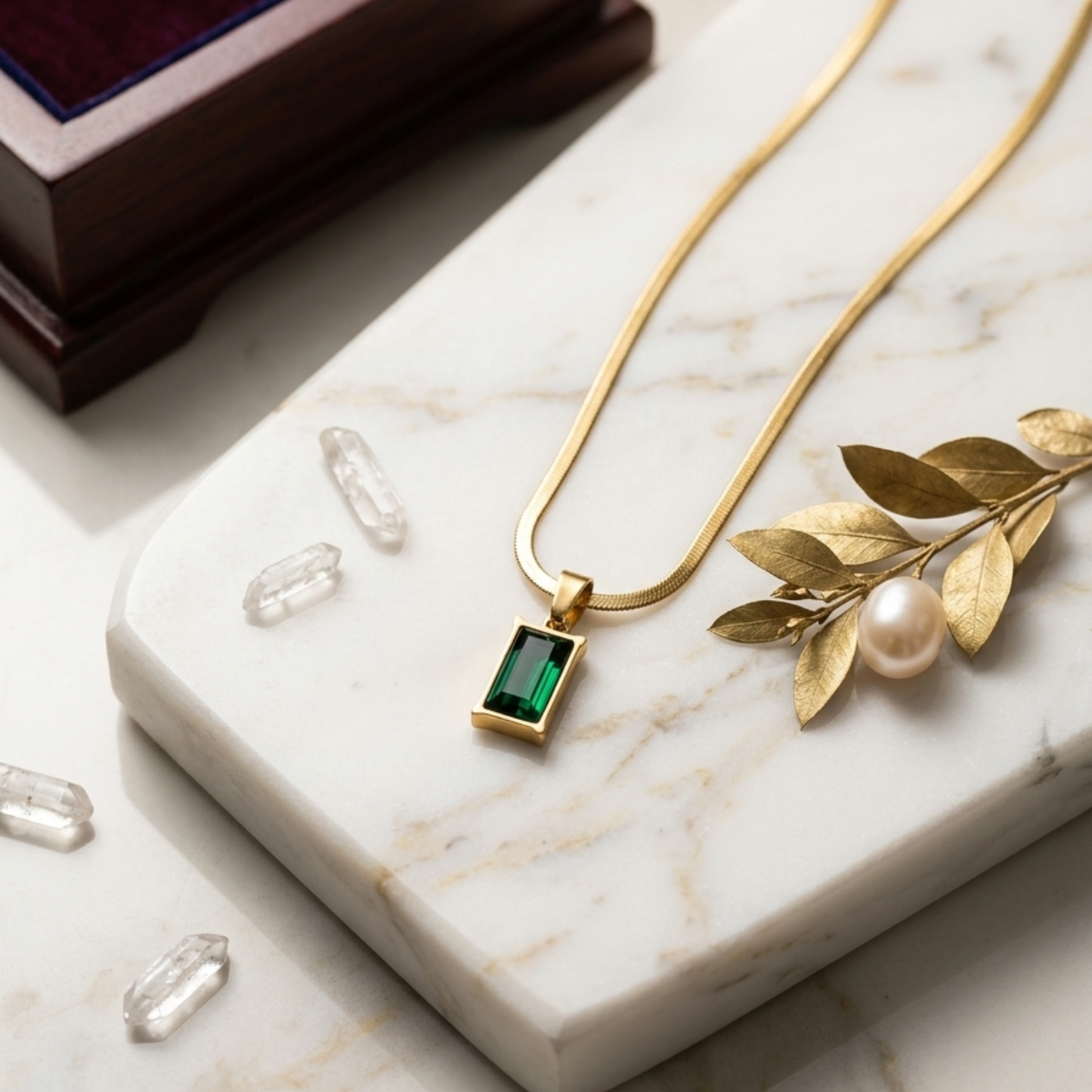 Royal Green Crystal Pendant