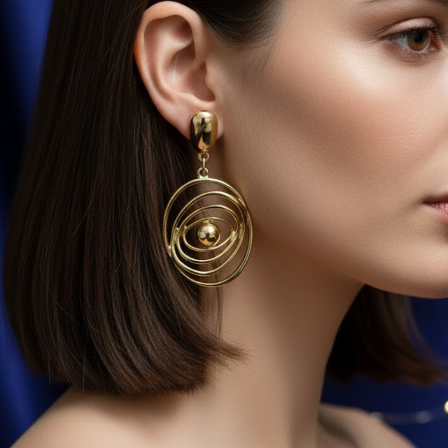 Golden Orbit Earrings
