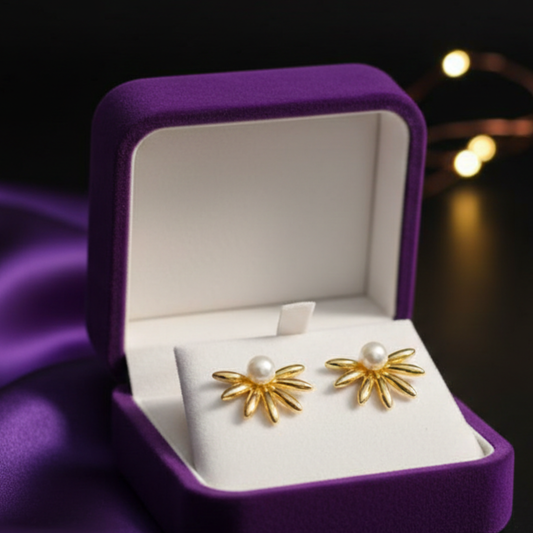 Golden Daisy Pearls