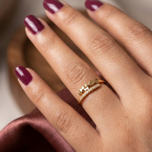 Twinkle Butterfly Ring