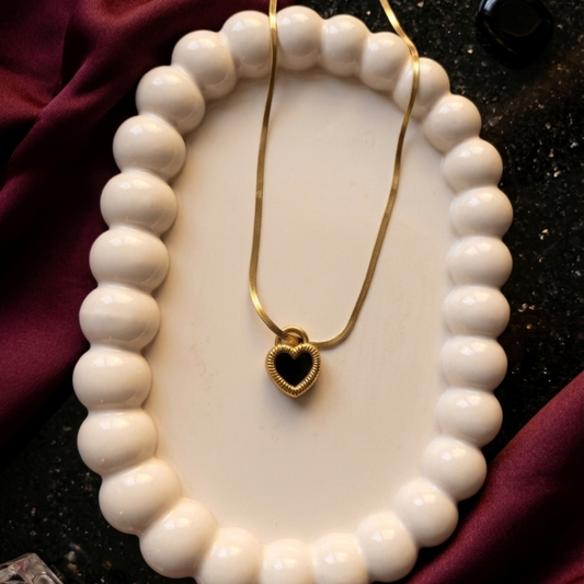 Midnight Heart Pendant