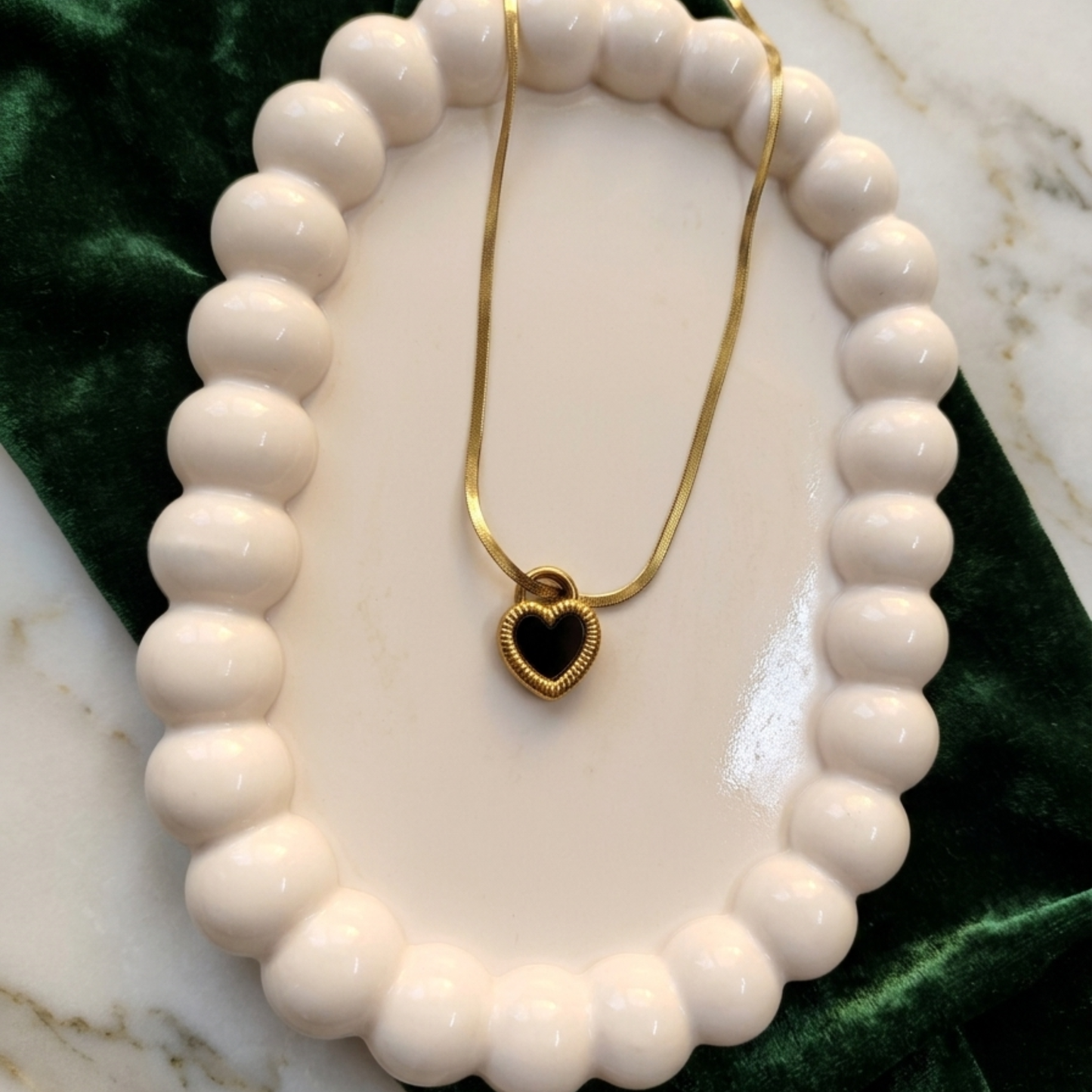 Midnight Heart Pendant