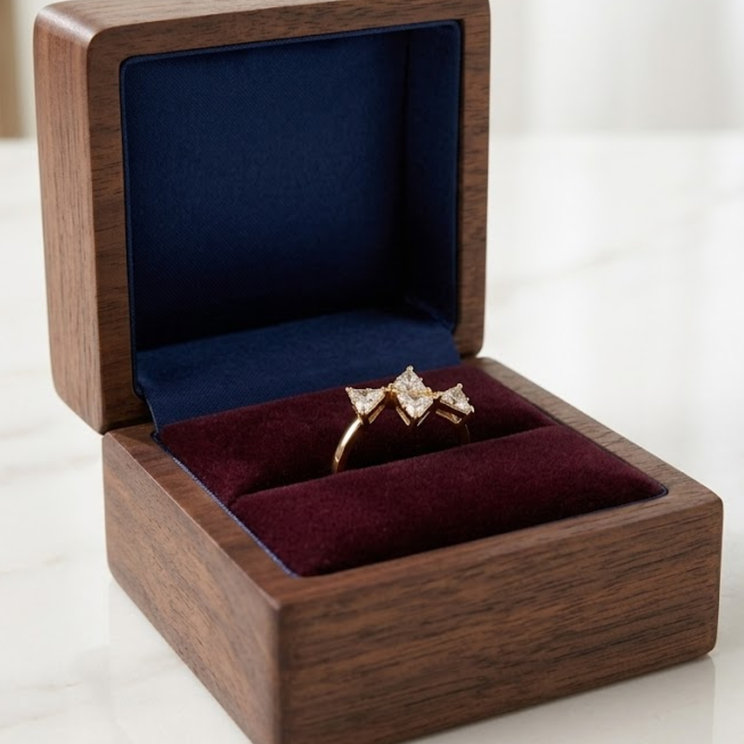 Elegant Velvet Ring