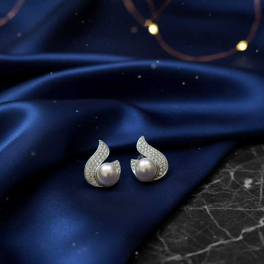 Heavenly Whisper Pearl Studs