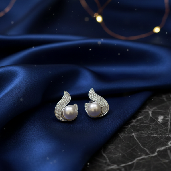 Heavenly Whisper Pearl Studs