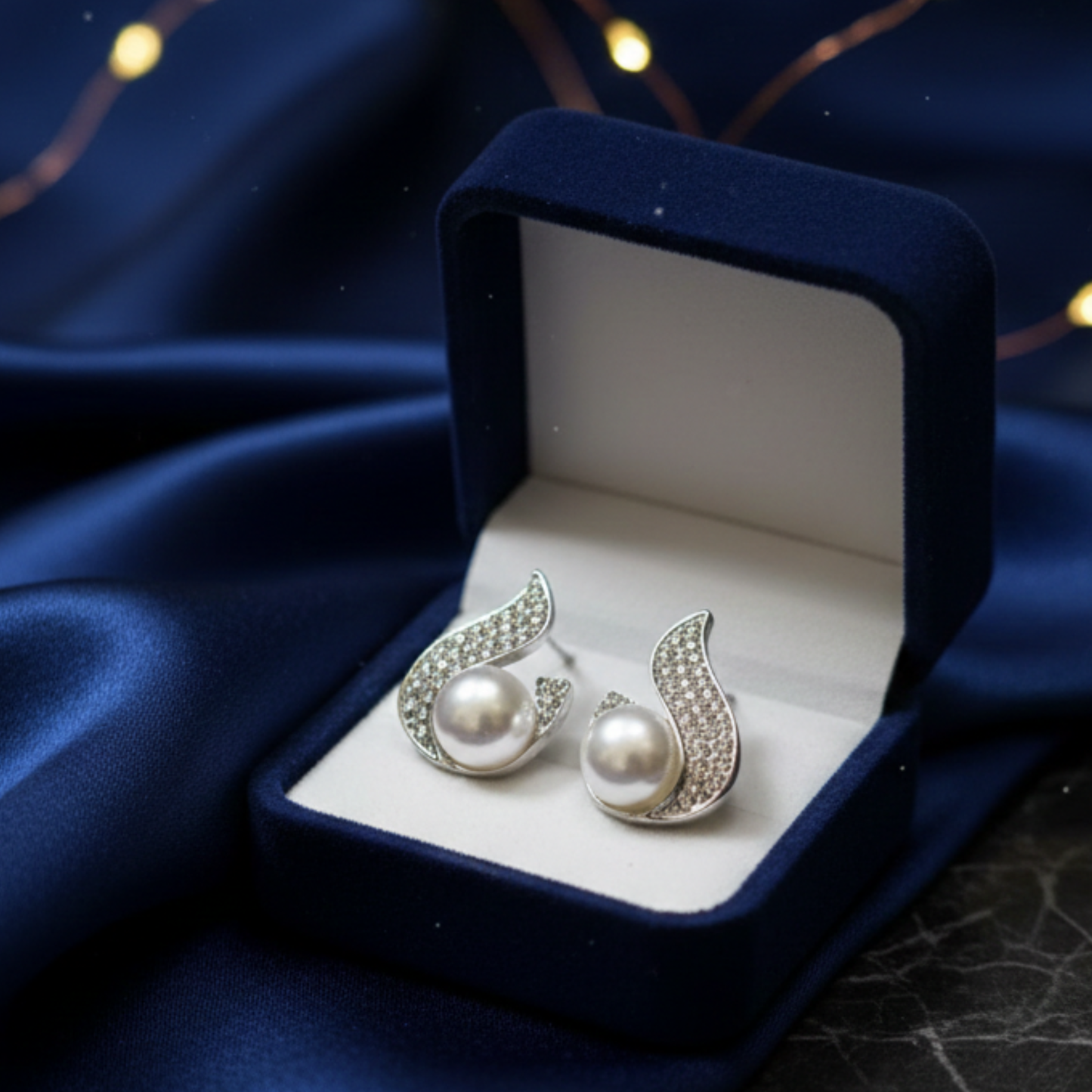 Heavenly Whisper Pearl Studs