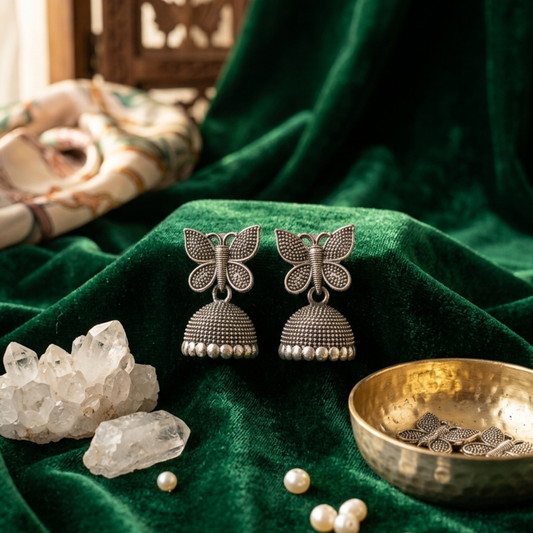 Royal Butterfly Bell Earrings