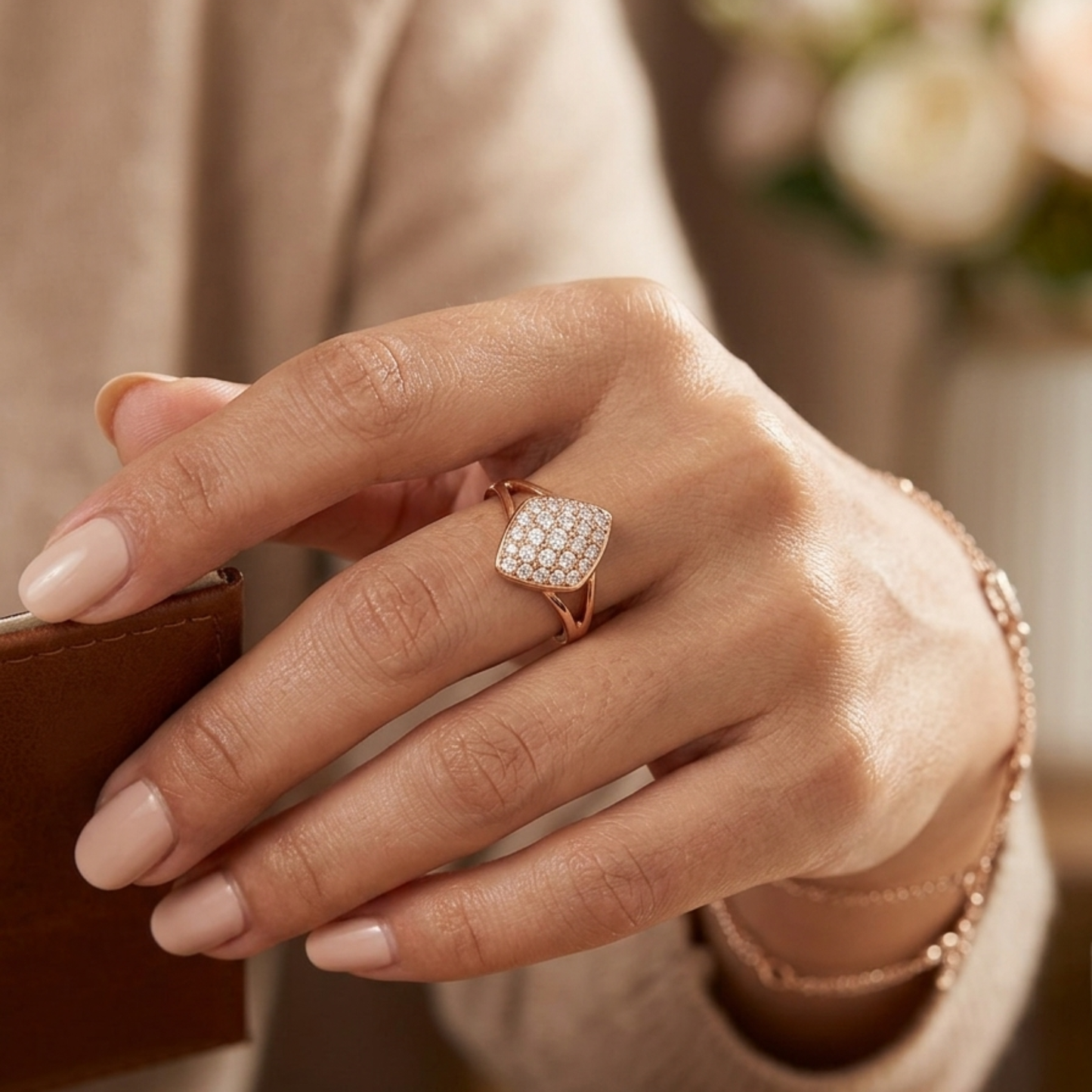 Cluster Cocktail Ring